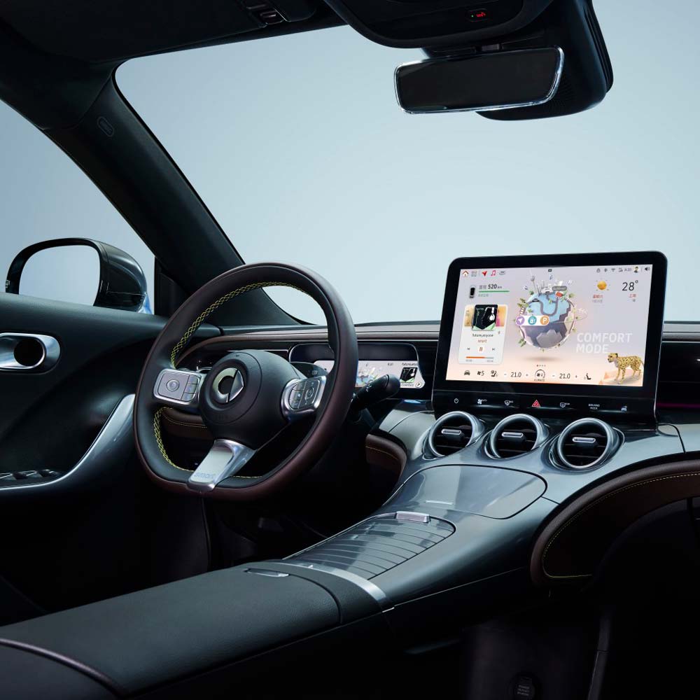 smart #3 zentrales Display