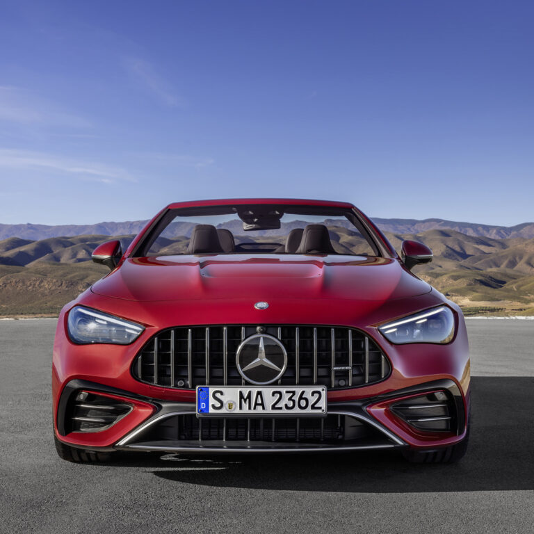 CLE 4Matic+ in der Frontansicht