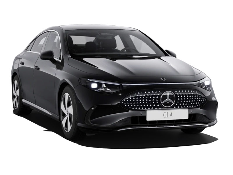 Schwarzer Mercedes-Benz CLA