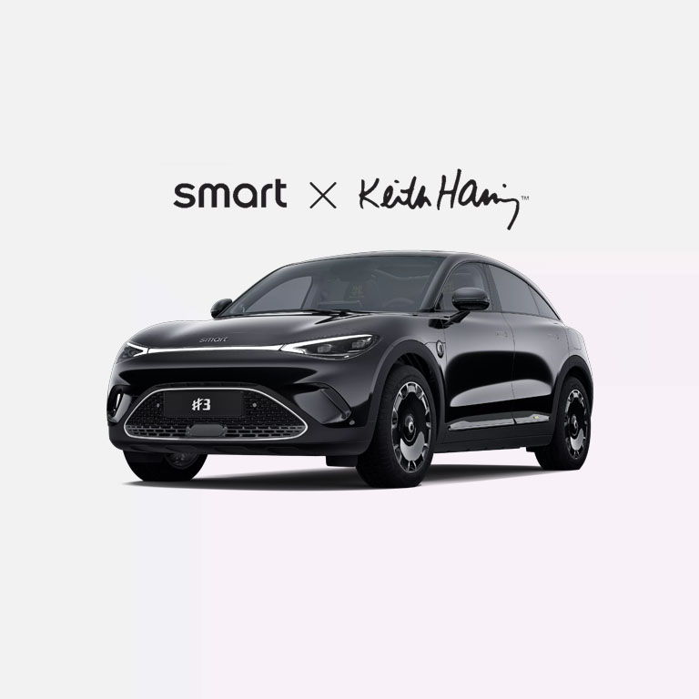 Herbrand smart#3 Keith Haring Leasing