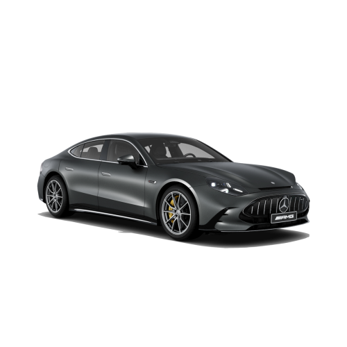 mercedes-amg gt 4-Türer Coupe auf weißem Hintergrund